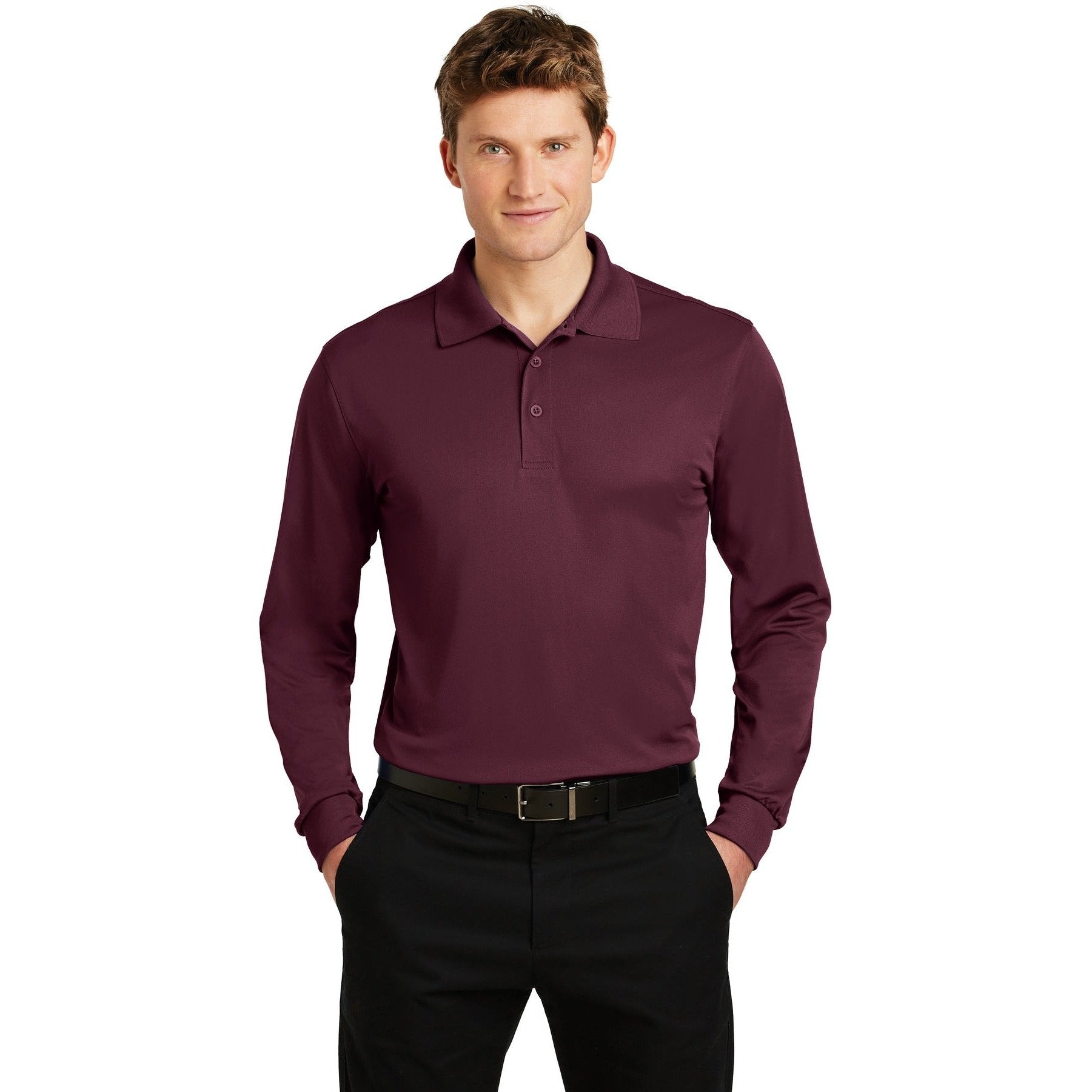 Sport-Tek-Sport-Tek® Long Sleeve Micropique Sport-Wick® Polo. ST657-MedTech-5